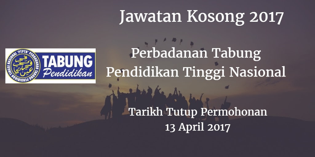 Jawatan Kosong PTPTN 13 April 2017