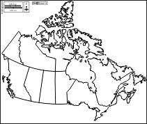 Blank Map Canada