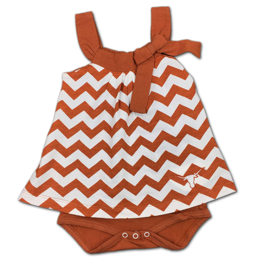 Texas Girl Chevron Print Romper Babyfans