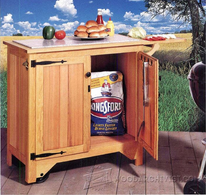 Barbecue Cart Plans • WoodArchivist