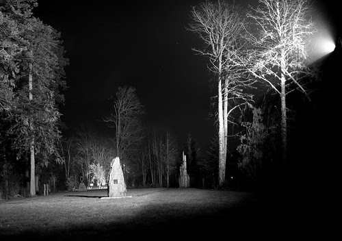 cemetery at night. The cemetery at night (I)