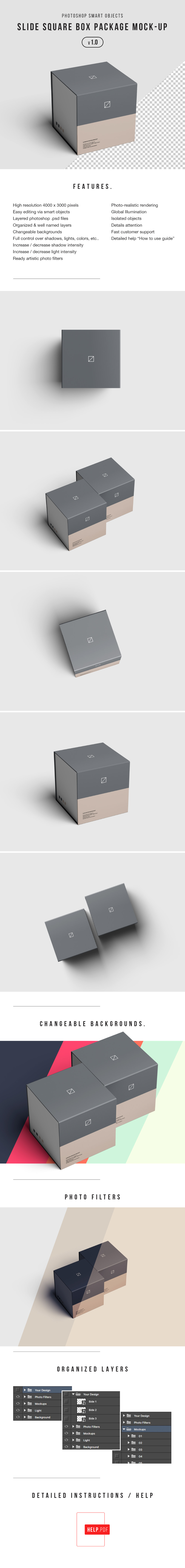 Download Box Package Mockup