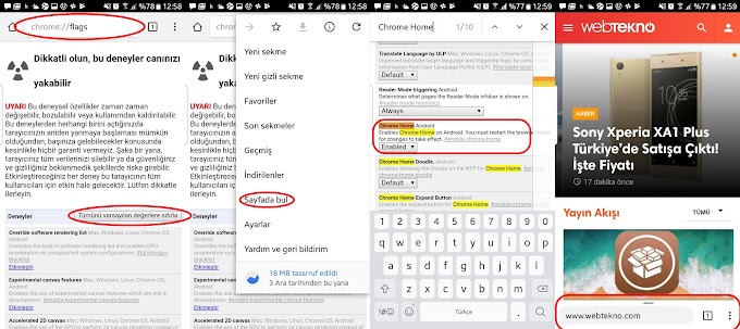 Chrome'in Bilinmeyen Özellikleri