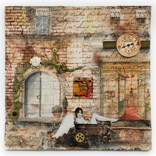Miasto - mixedmedia