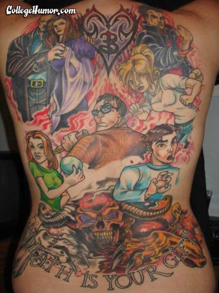 a obsessed buffy fan's tattoo