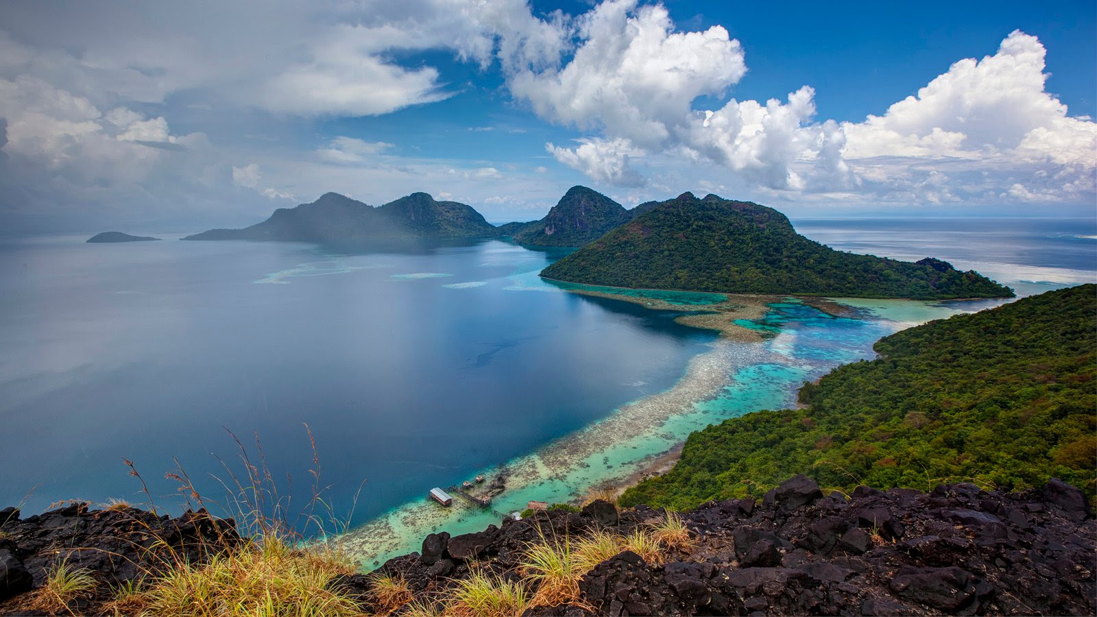 Port Bohey Dulang Island Semporna Borneo Malaysia Port Bohey Dulang Island Semporna Borneo Malaysia