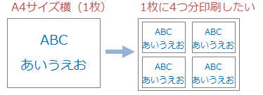 Word10 同じページ 横向き を1枚に4つ分印刷するには 教えて Helpdesk