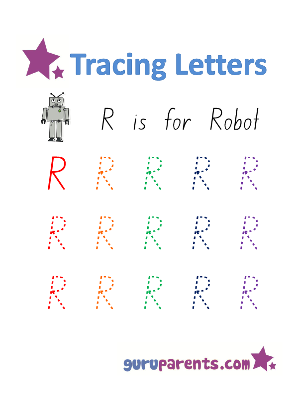 letter r worksheets guruparents