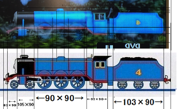 ２３４５車体比較検証 きかんしゃinソドー島 きかんしゃトーマス 二次創作ブログ