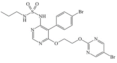 OPSUMIT® (macitentan) Structural Formula Illustration