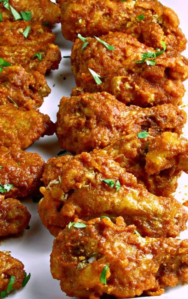 Ultimate Spicy Chicken Wings recipe from A Gouda Life kitchen