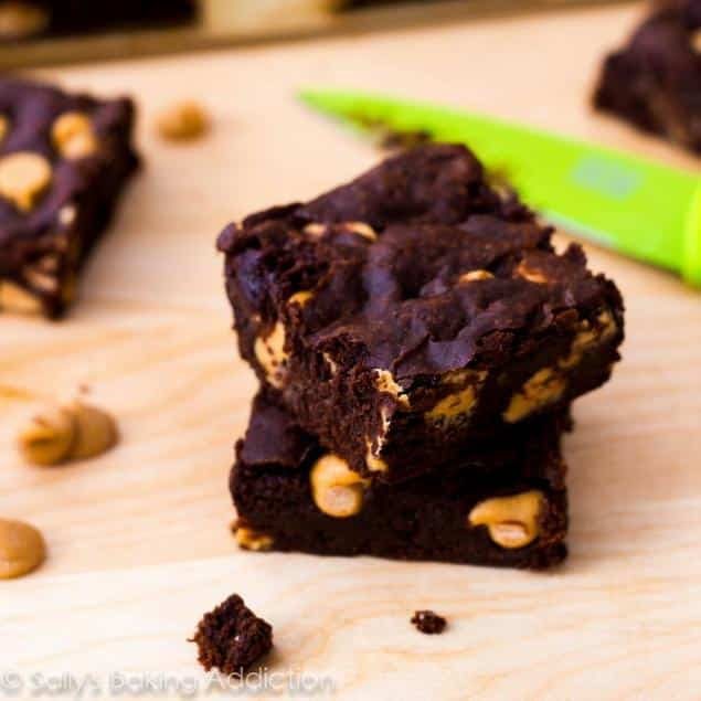 Ultimate Fudge Brownies with Peanut Butter Chips