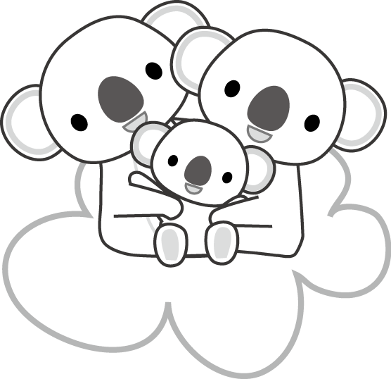コアラのイラスト 無料イラスト フリー素材