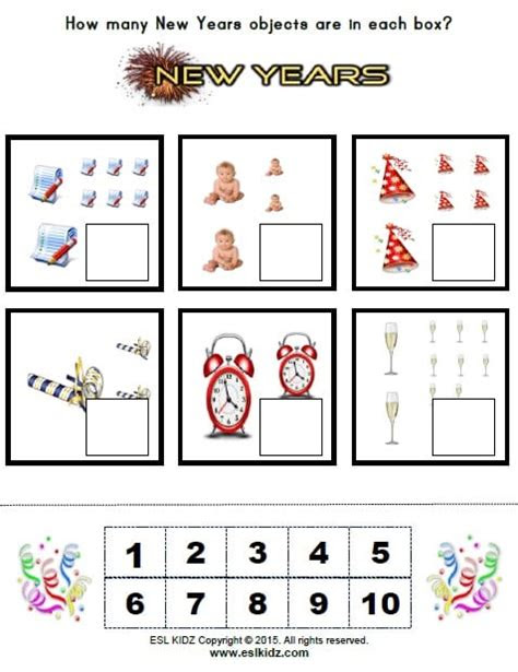  preschool new years worksheets preschool worksheets new year