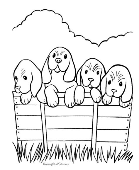 Free printable dog coloring pages. coloring pages of dogs and puppies 109