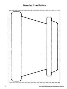 flower pot storytime crafts free stencils printables flower pots