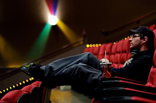 AMC movie theater seat