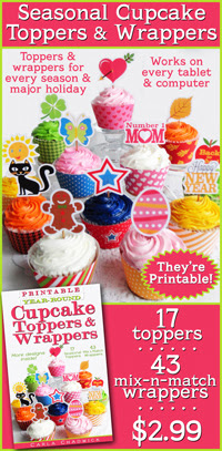 printable cupcake toppers and wrappers