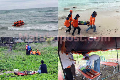 Dobo, Malukupost.com - Satuan tugas (satgas) Penanggulangan Bencana Daerah Kabupaten Kepulauan Aru mengevakuasi puluhan korban bencana Tsunami yang terjadi di Desa Wangel Kecamatan Pulau-Pulau Aru Kabupaten Kepulauan Aru yang terjadi pada hari kemarin, Rabu (12/04). Para korban tersebut kebanyakan dari anak sekolah dan orang tua yang sudah lanjut usia, kejadian tersebut terjadi pada Rabu dini hari pukul 04.00 wit. Berdasarkan pantauan, Satuan tugas (satgas) tersebut secara langsung dibawah kendali Badan Penanggulangan Bencana Daerah Kabupaten Kepulauan Aru berkoordinasi dengan Bupati Kepulauan Aru bersama Forum Koordinasi Pimpinan Daerah dan dikoordinir oleh TNI Angkatan Laut dibawah pimpinan Letnan Dua Al. Mudin melakukan evakuasi puluhan korban tersebut dan dievakuasi ke tenda-tenda dan posko kesehatan, demikian simulasi penanggulangan bencana pada acara penutupan pelatihan satgas penanggulangan bencana daerah di Desa Wangel, Kabupaten Kepulauan Aru,