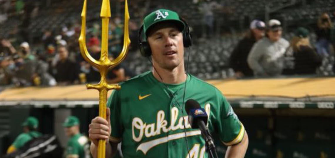 A S Chris Bassitt Busts Out Trident After Shutout Vs Angels The Rickey Henderson Of Blogs