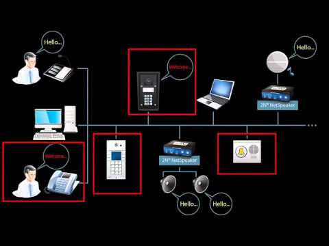 VIDEO : 2n ip public address system - audio-over-ip solution for schools, offices, shopping centres and industrial compounds. ...