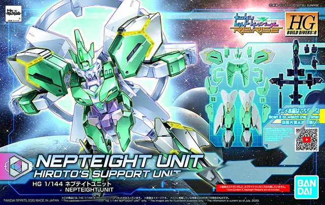 Bandai 1/144 NEPTEIGHT UNIT Color Guide & Paint Conversion Chart