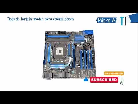 Tipos de tarjeta madre para computadoras - Técnico en instalación y reparación de equipo de cómputo - NIVEL 2 - LECCIÓN 3