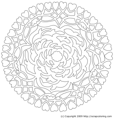 Rose Coloring Page
