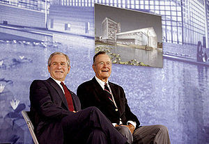 President George W. Bush and former President ... President George W. Bush and former President ...