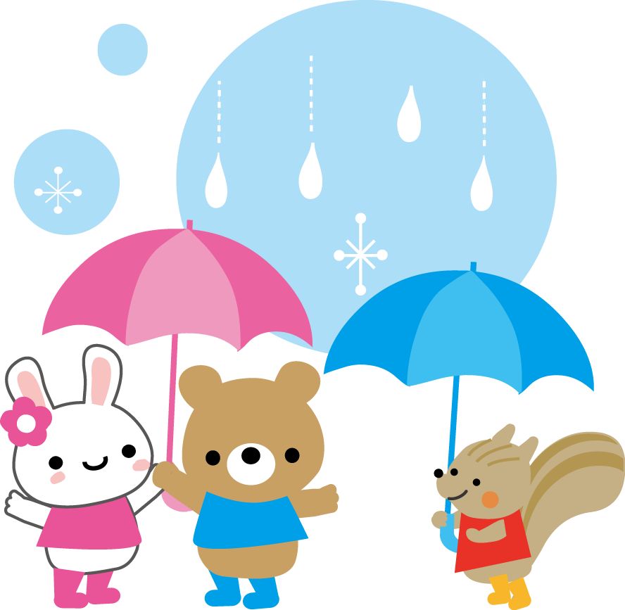 梅雨の無料イラスト