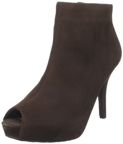 Rockport Women's Sasha Bootie Dark Brown Platforms Heel K59061 8 UK