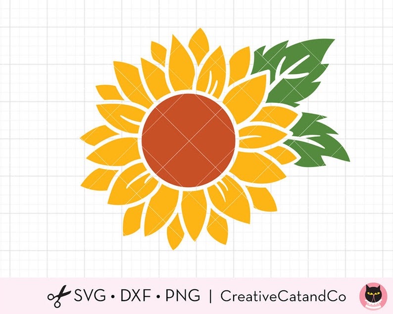 Download Free SVG Sunflower Initial Svg 11419+ File for Free for Cricut, Silhouette and Other Machine