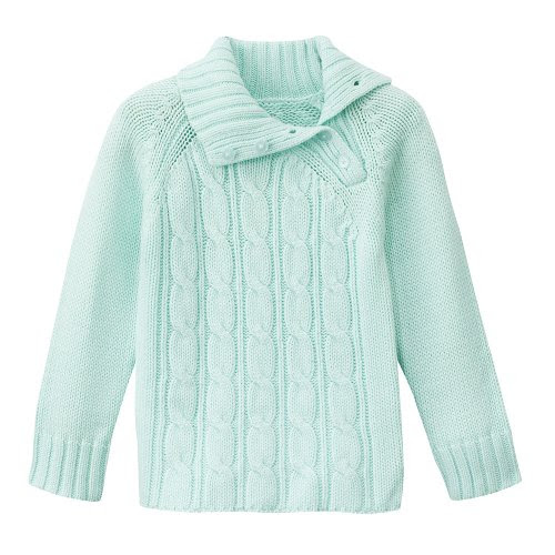 Toddler Girls Cherokee Turtleneck Sweater - Aqua