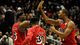 Game 8: Feb. 20 at Atlanta Hawks. It was balance all the way for the first game after the All-Star break, with LeBron James, left, throwing in 24 points and others such as Chris Bosh and Norris Cole chipping in. Shane Battier had 17 in making five of eight three-pointers off the bench. Score: 103-90.