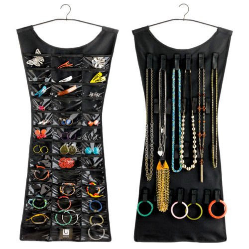 Hanging Jewelry Organizer Ring Necklace Makeup Accessories ...
