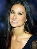 demi moore cabelos pretos