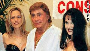 Bob Guccione makes an appearance in 1996 to promote a film project. He was 79.