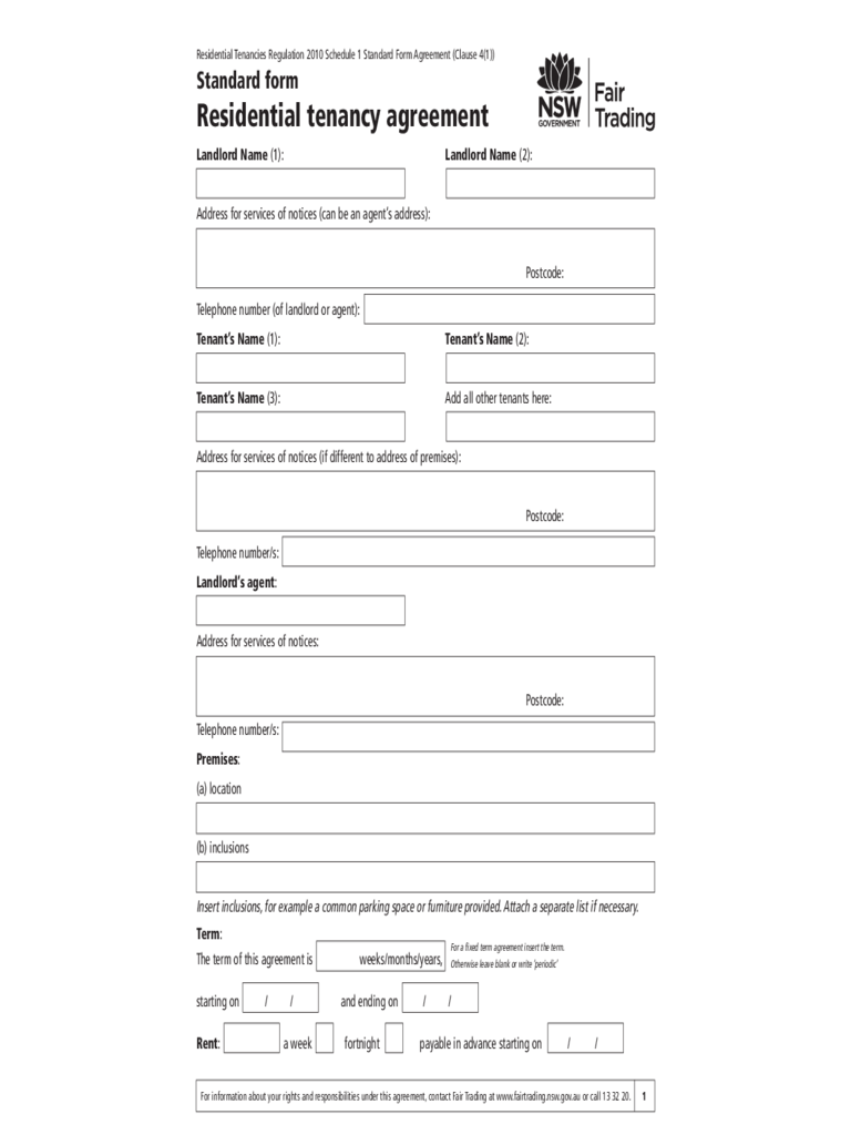 Tenancy Agreement Form - 6 Free Templates in PDF, Word Tenancy Agreement Form - 6 Free Templates in PDF, Word