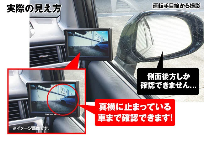暗視機能強化で夜間の安全確認に効果的 真横に接近した車も確認できる電子サイドミラーによる運転支援システムsa1 Tk501 S02モニターキャンペーン中 Aeg 自動車技術者のための情報サイト Automotive Engineers Guide