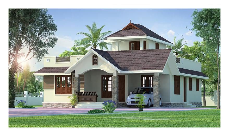 photo Duplex Simple 3 Lakhs House Plans house plans kerala