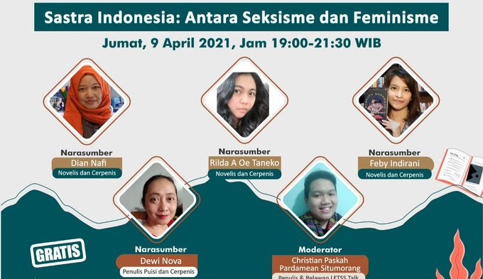 Perayaan Hari Kartini 2021: Sastra Indonesia: Antara Seksisme dan Feminisme