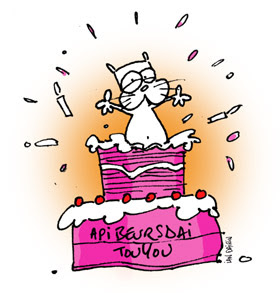 Bon Anniversaire Ian Dairin Del Iancreation Illustrations Bandes Dessinees