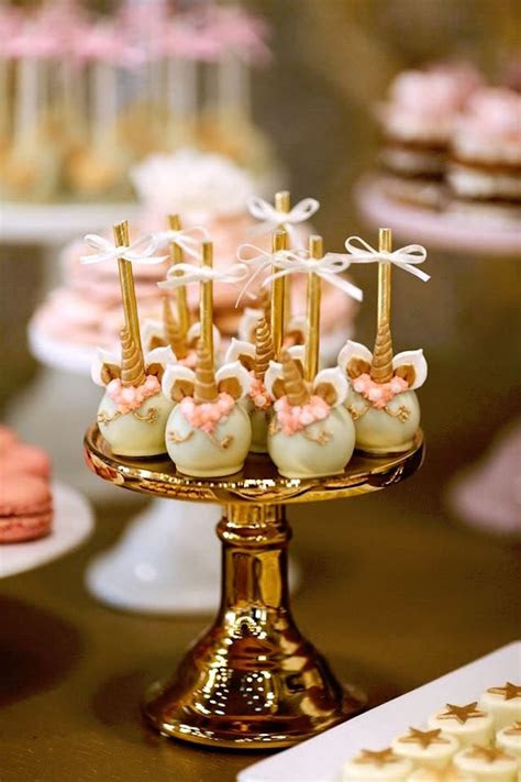 karas party ideas glamorous unicorn christening party