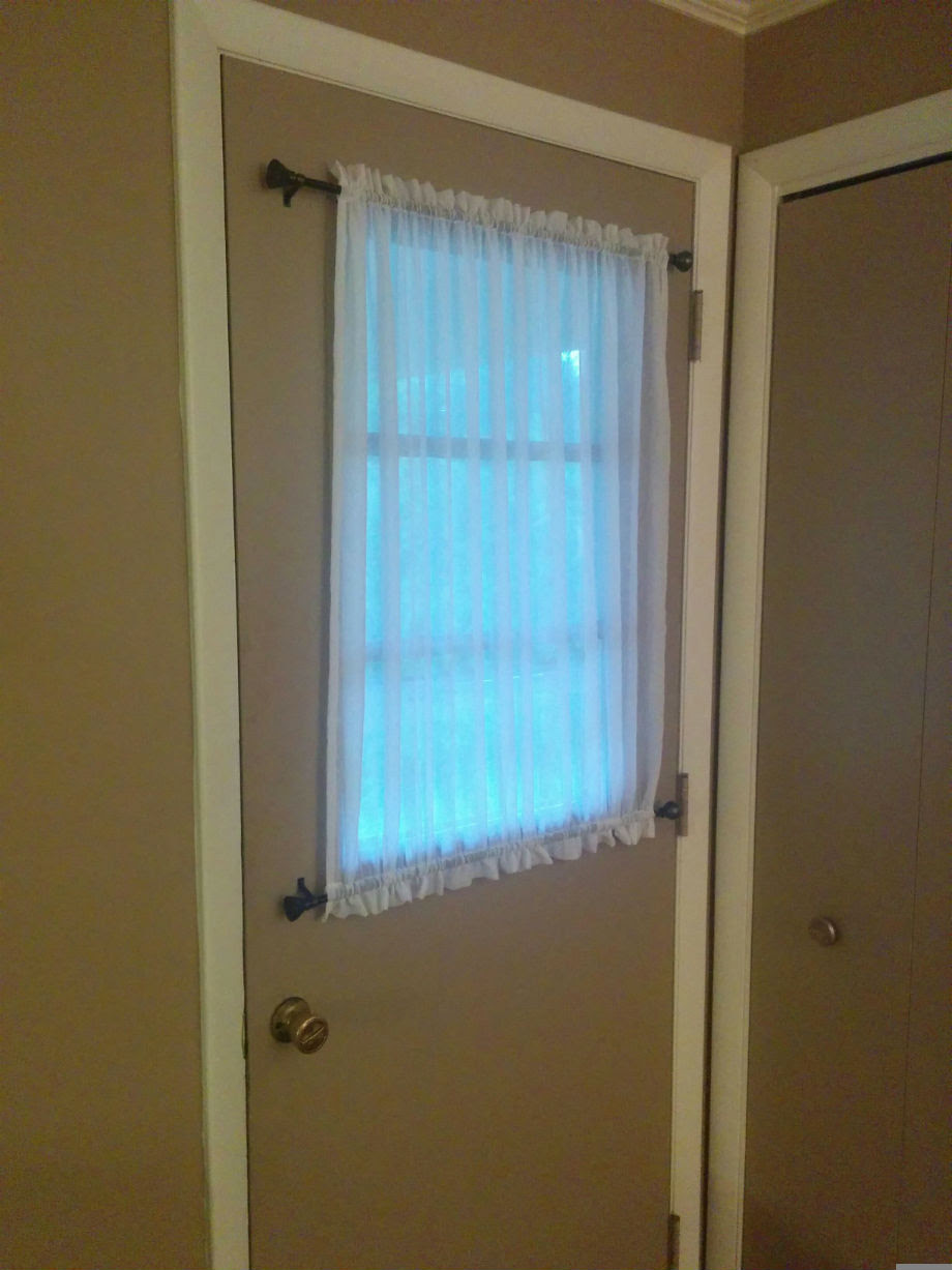 half door sheer curtain panels