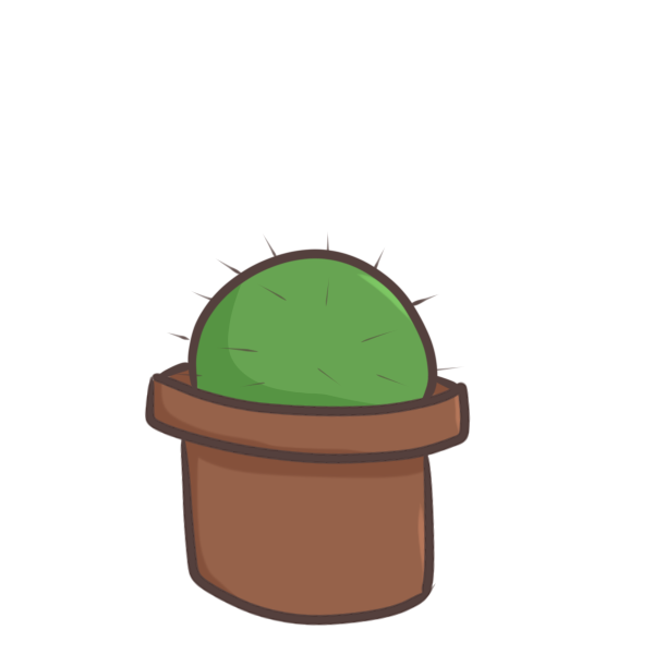 丸いサボテンのイラスト かわいいフリー素材が無料のイラストレイン