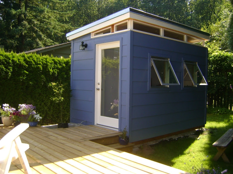 Modern-Shed Kit: 8' X 12' Prefab Shed Garden Shed Tool ...