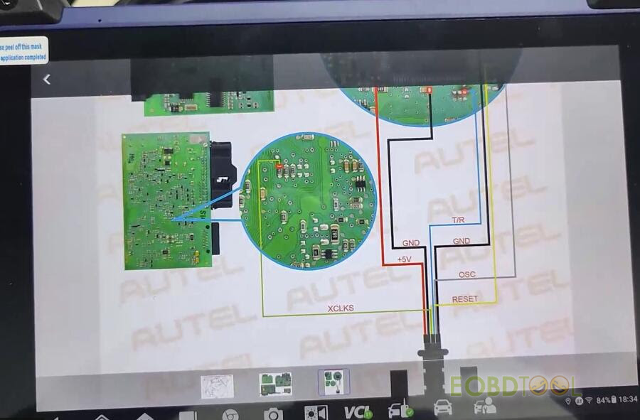 autel im608 ii add bmw cas2 semi smart key 7