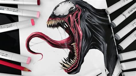 Kostenlose lieferung für viele artikel! Drawing Venom - YouTube