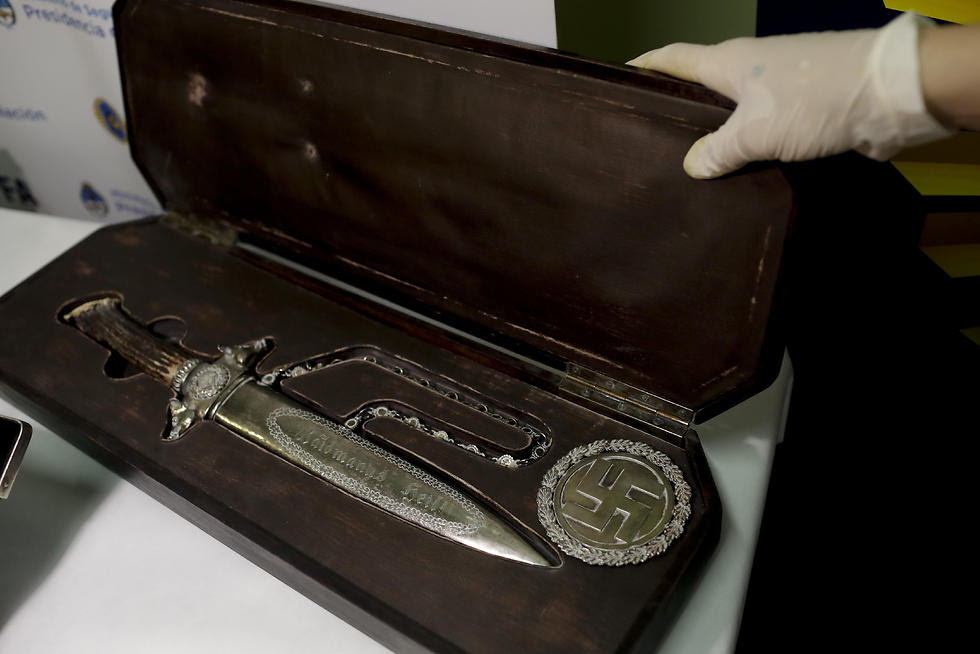 A knife with Nazi markings (Photo: AP) (Photo: AP)