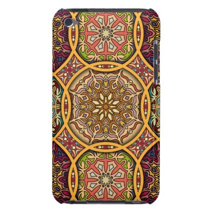 Vintage patchwork with floral mandala elements iPod Case-Mate case